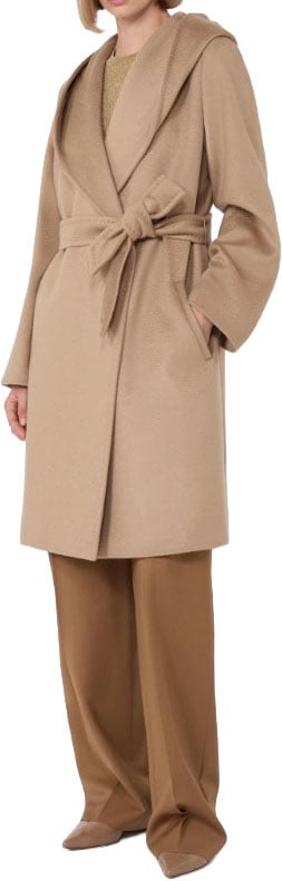 Max Mara Coats Cammello Beige