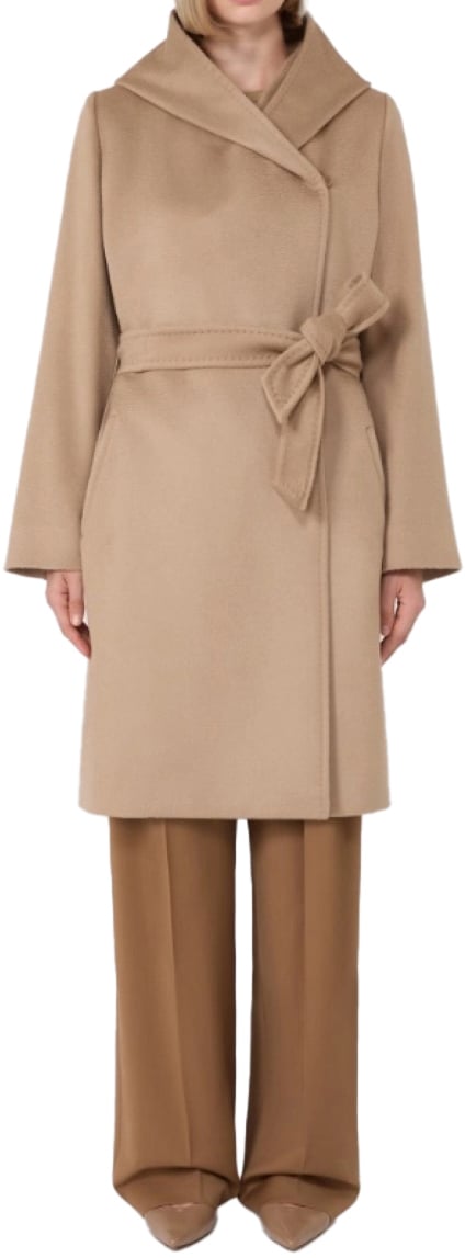 Max Mara Coats Camel Beige