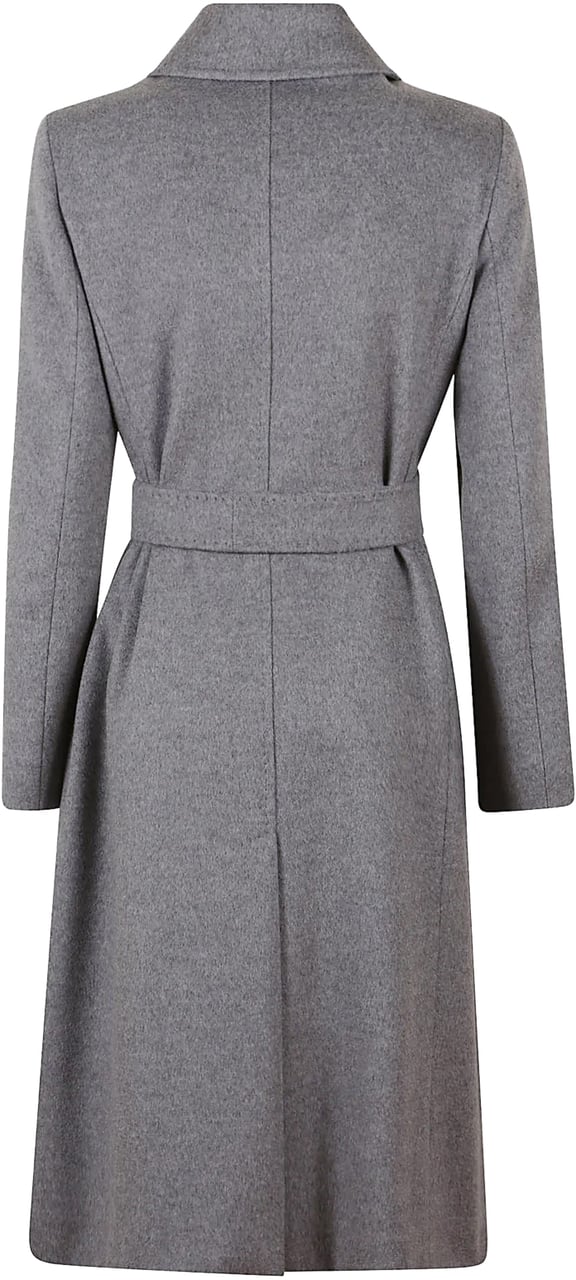 Max Mara Coats Grigio Medio Grijs