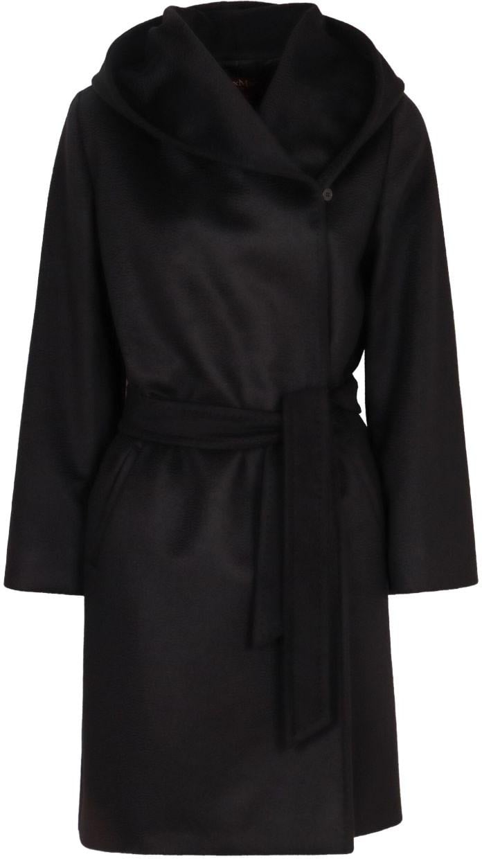 Max Mara Coats Black Zwart