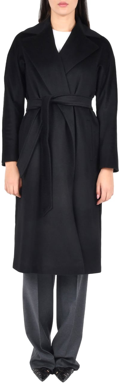 Max Mara Coats Black Zwart