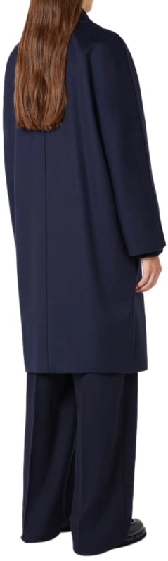 Max Mara Coats Blue Blauw