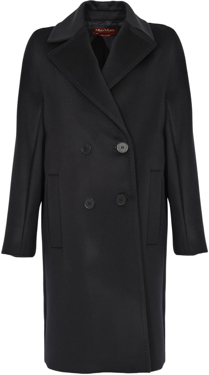 Max Mara Coats Blue Blauw