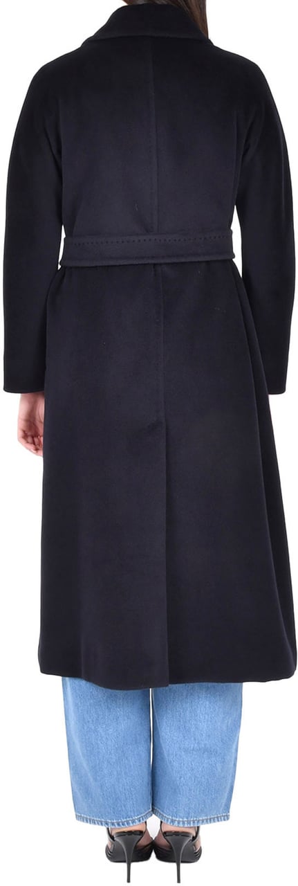 Max Mara Coats Blue Blauw