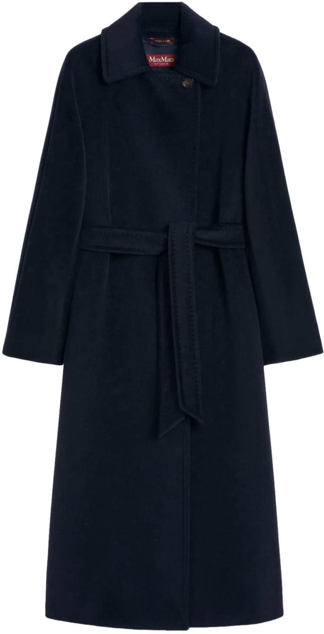Max Mara Coats Blue Blauw