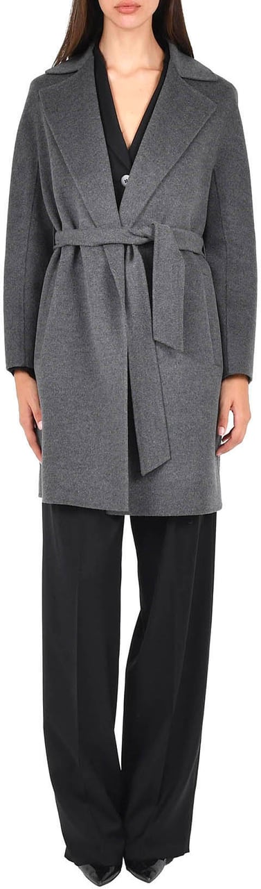 Max Mara Coats Grey Grijs