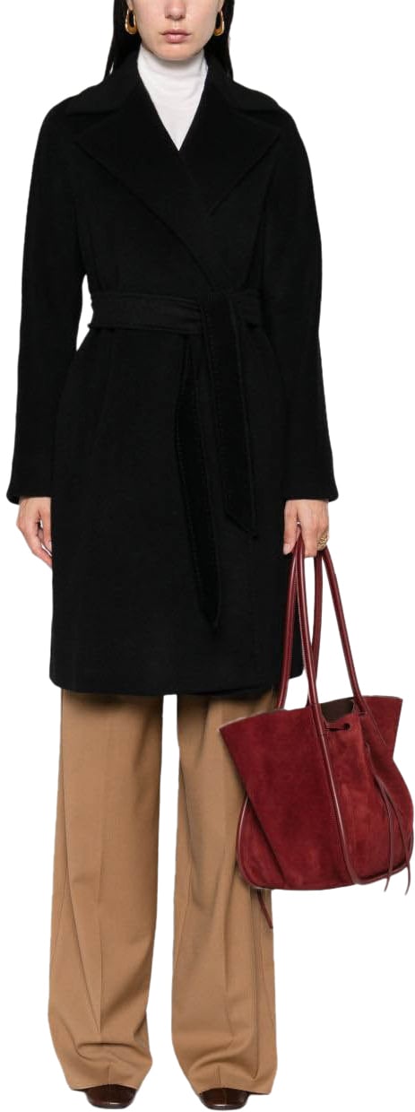 Max Mara Coats Black Zwart