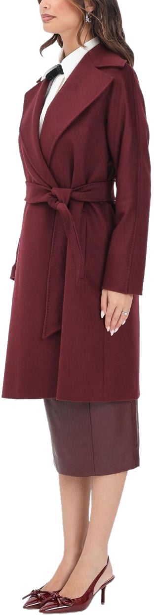 Max Mara Coats Bordeaux Rood