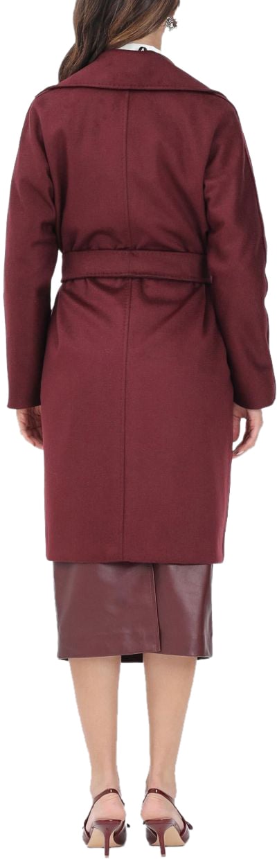 Max Mara Coats Bordeaux Rood