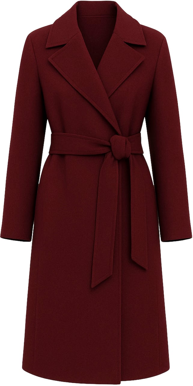 Max Mara Coats Bordeaux Rood