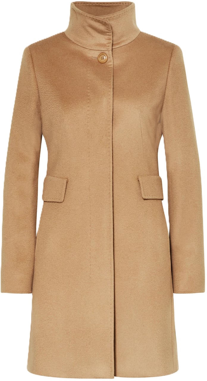 Max Mara Coats Camel Beige