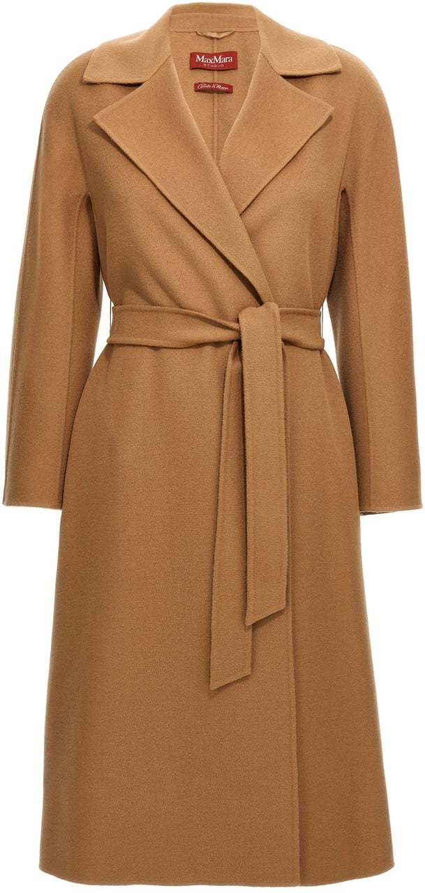 Max Mara Coats Camel Beige