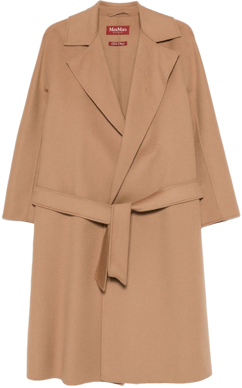 Max Mara Coats Camel Beige