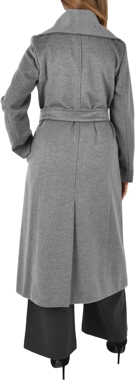 Max Mara Coats Grigio Medio Grijs