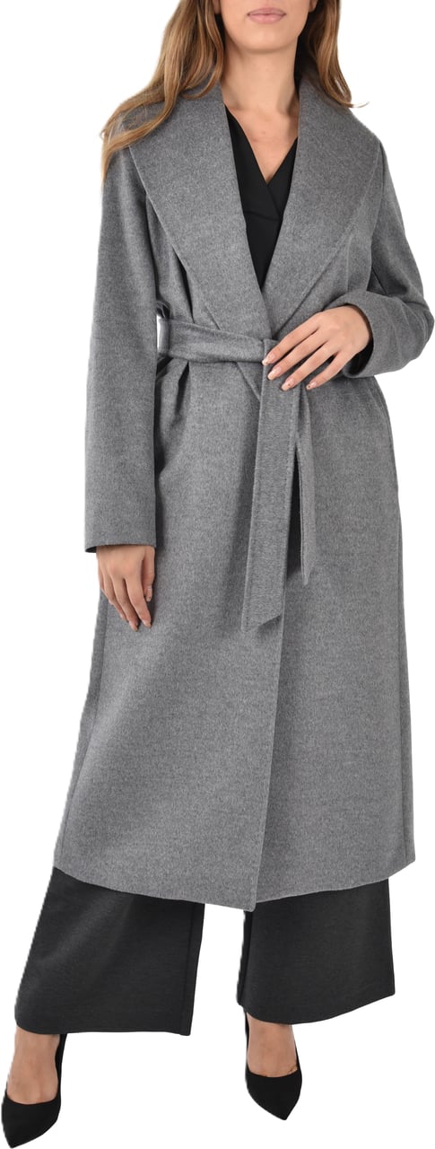 Max Mara Coats Grigio Medio Grijs