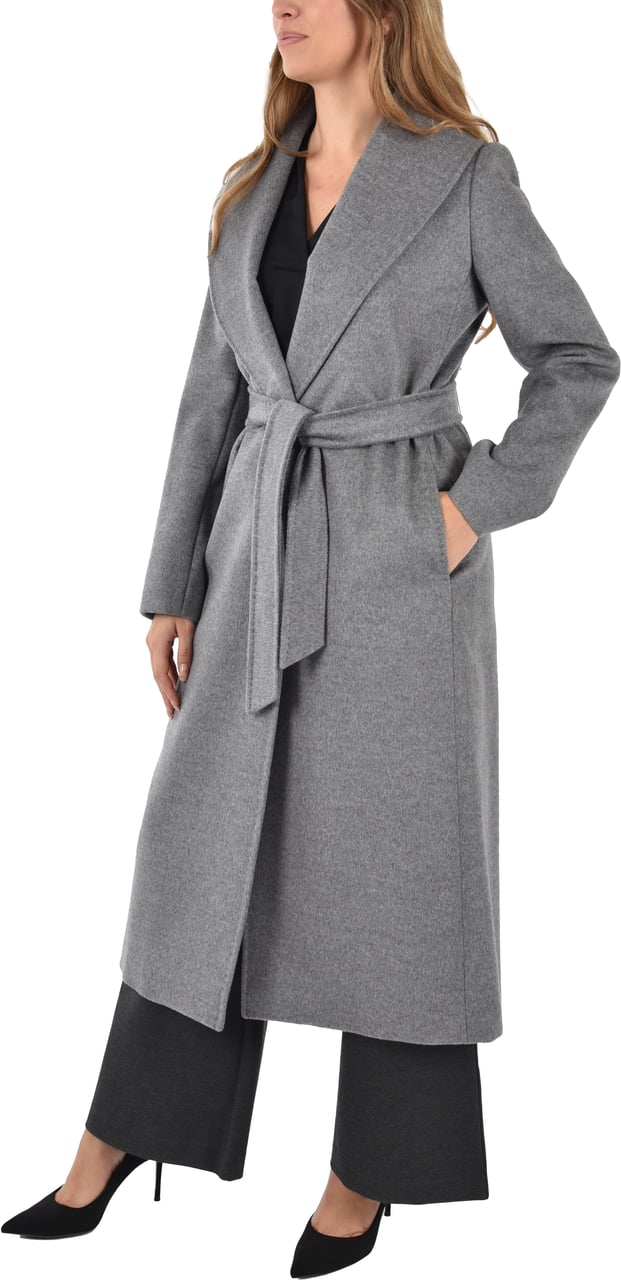 Max Mara Coats Grigio Medio Grijs