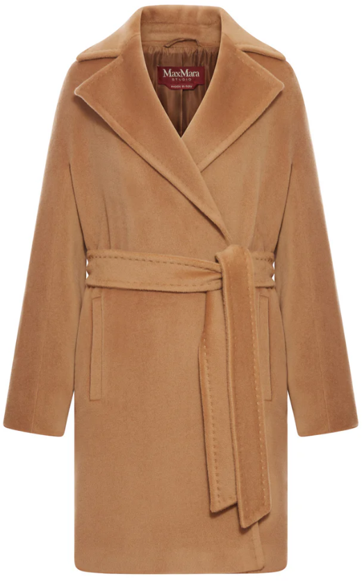 Max Mara Coats Camel Beige