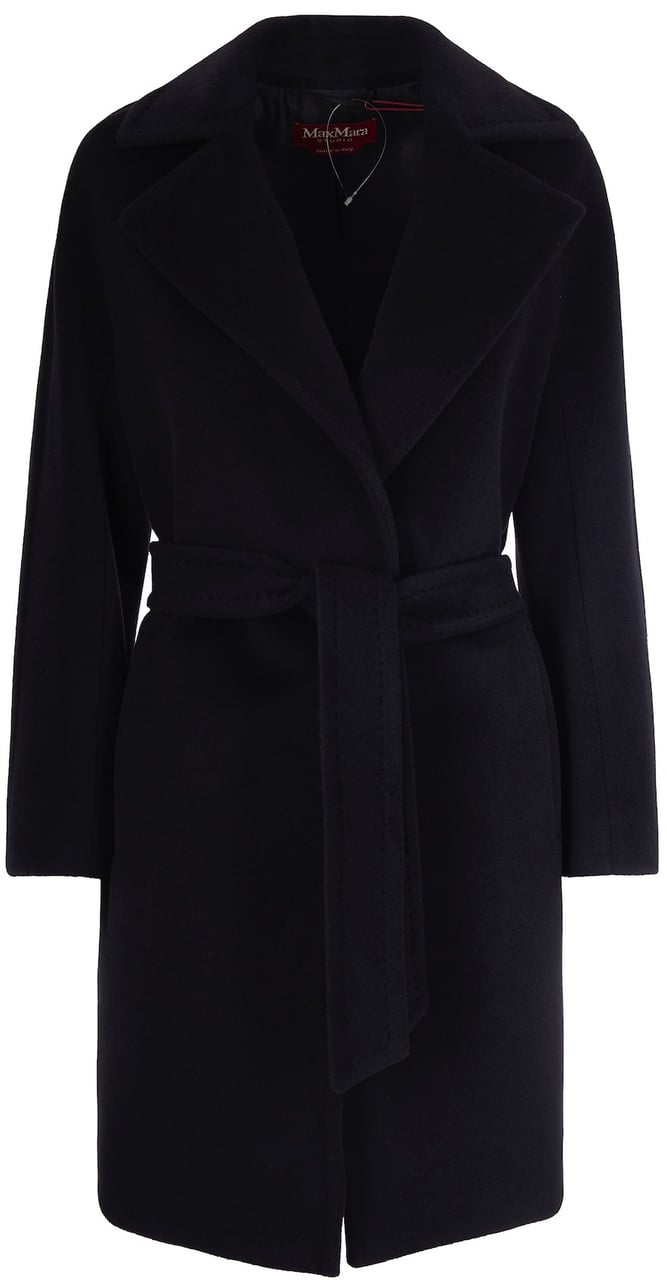 Max Mara Coats Black Zwart