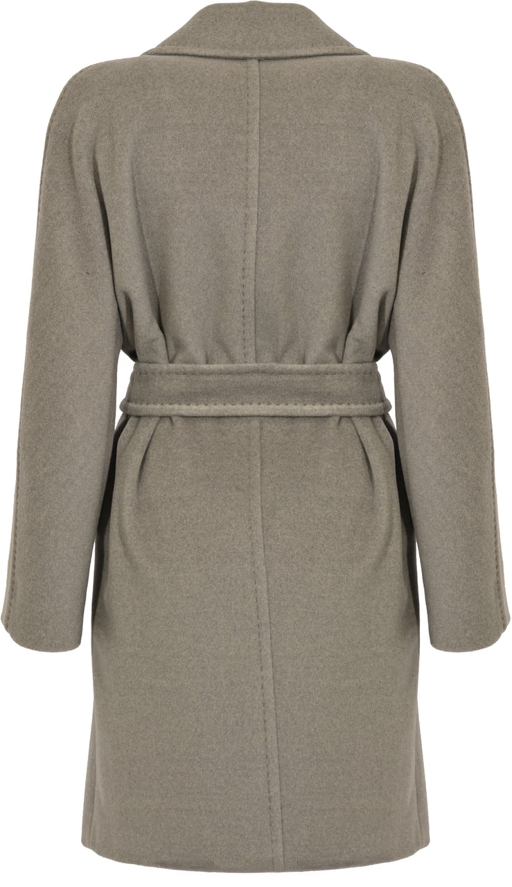 Max Mara Coats Light Grey Grijs