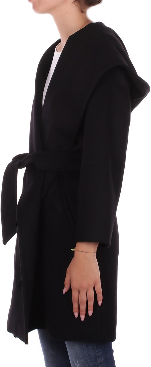 Max Mara Coats Black Zwart