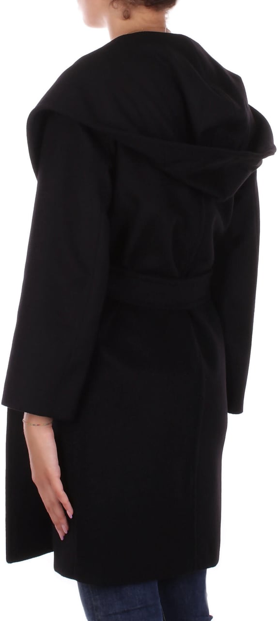 Max Mara Coats Black Zwart