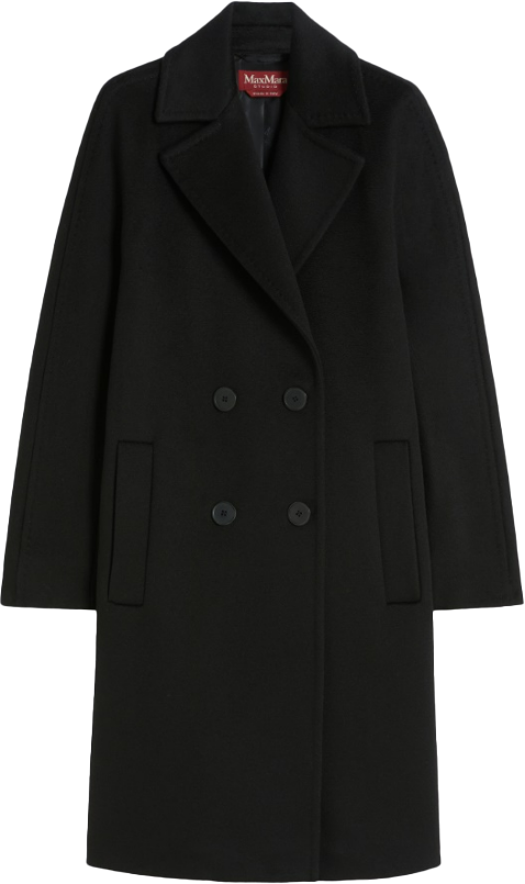 Max Mara Coats Black Zwart