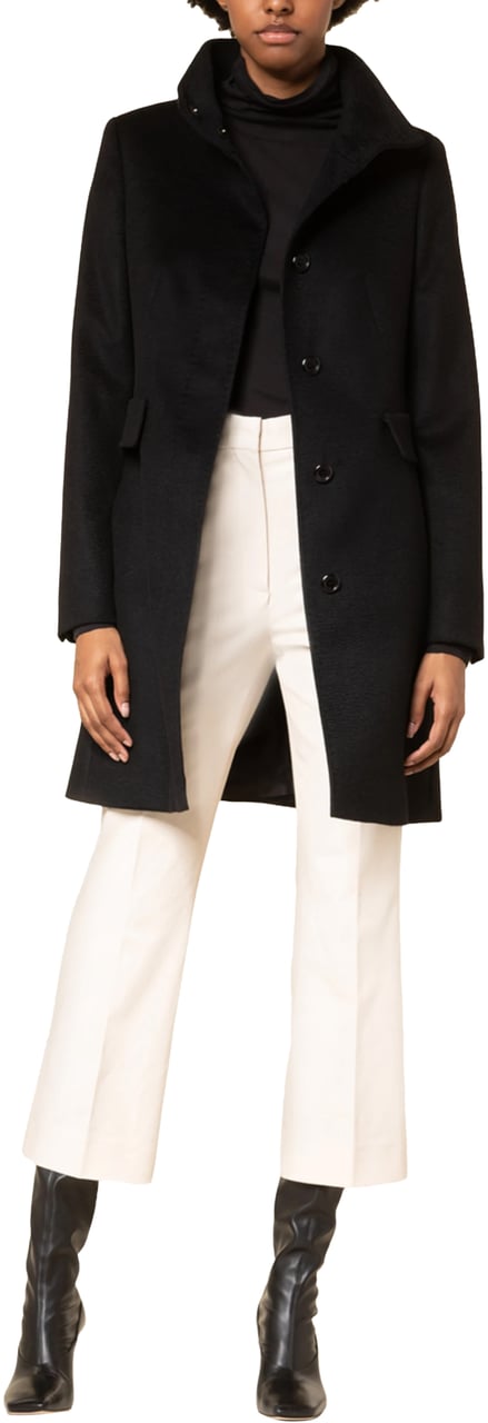 Max Mara Coats Black Zwart