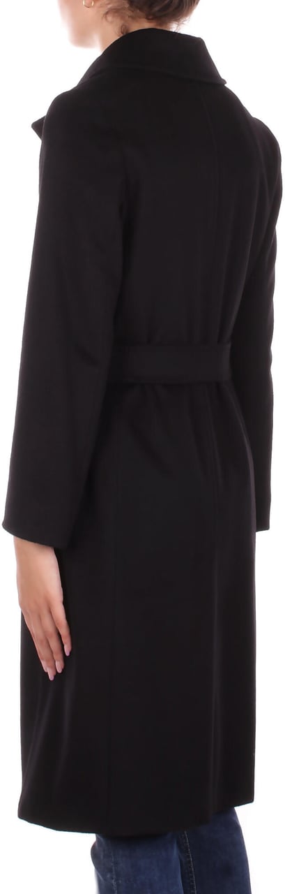 Max Mara Coats Black Zwart