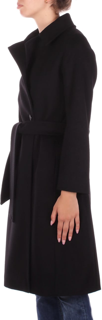 Max Mara Coats Black Zwart