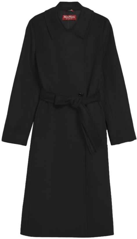 Max Mara Coats Black Zwart