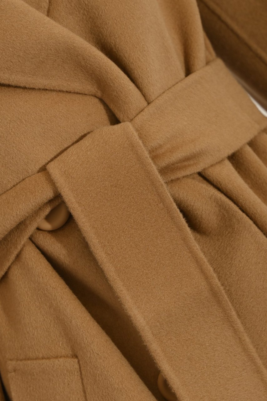 Max Mara Coats Camel Beige