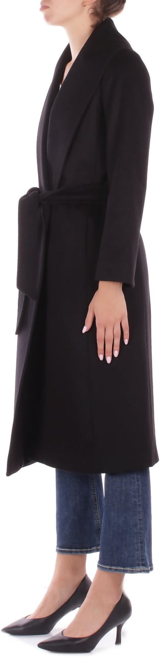 Max Mara Coats Black Zwart