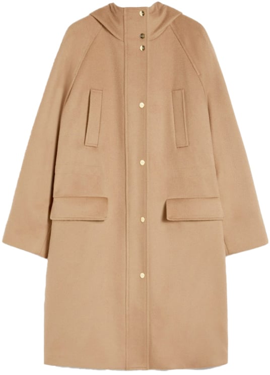 Max Mara Coats Camel Beige