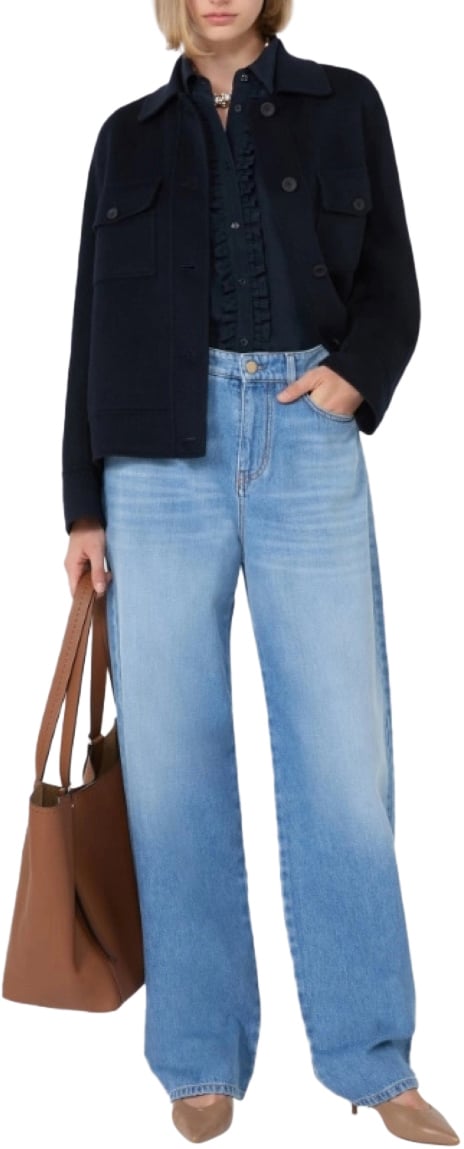 Max Mara Jackets Blue Blauw