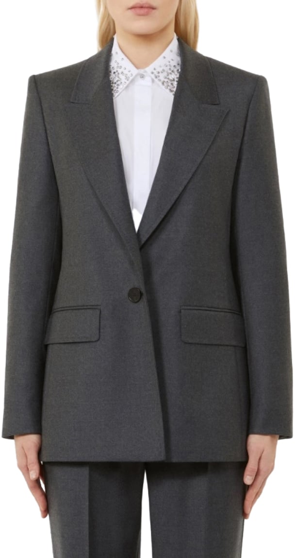 Max Mara Jackets Grey Grijs
