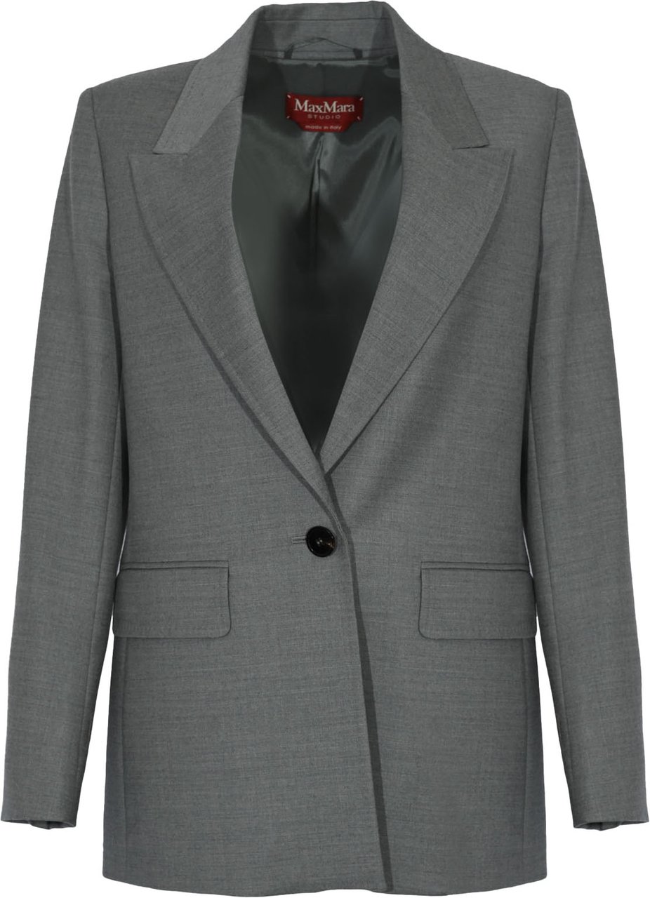 Max Mara Jackets Light Grey Grijs