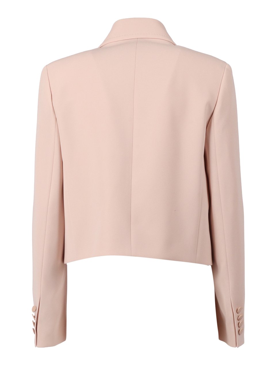 Max Mara Tailored Pink Jacket With Structured Shoulders Neutraal