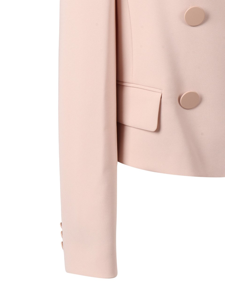 Max Mara Tailored Pink Jacket With Structured Shoulders Neutraal