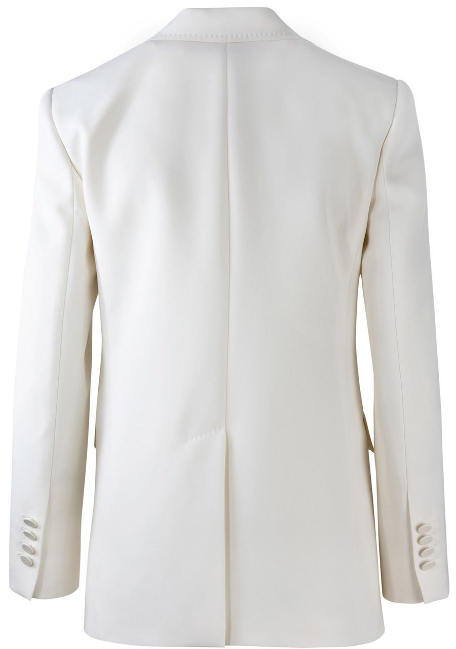 Max Mara Jackets Bianco Avorio Wit