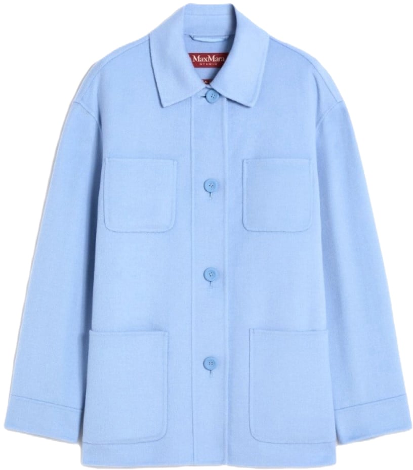 Max Mara Jackets Clear Blue Blauw