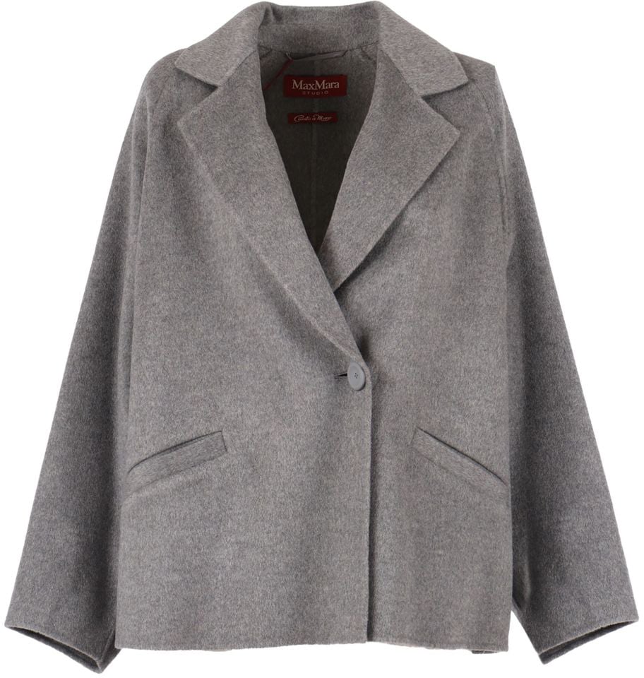 Max Mara Coats Grey Grijs