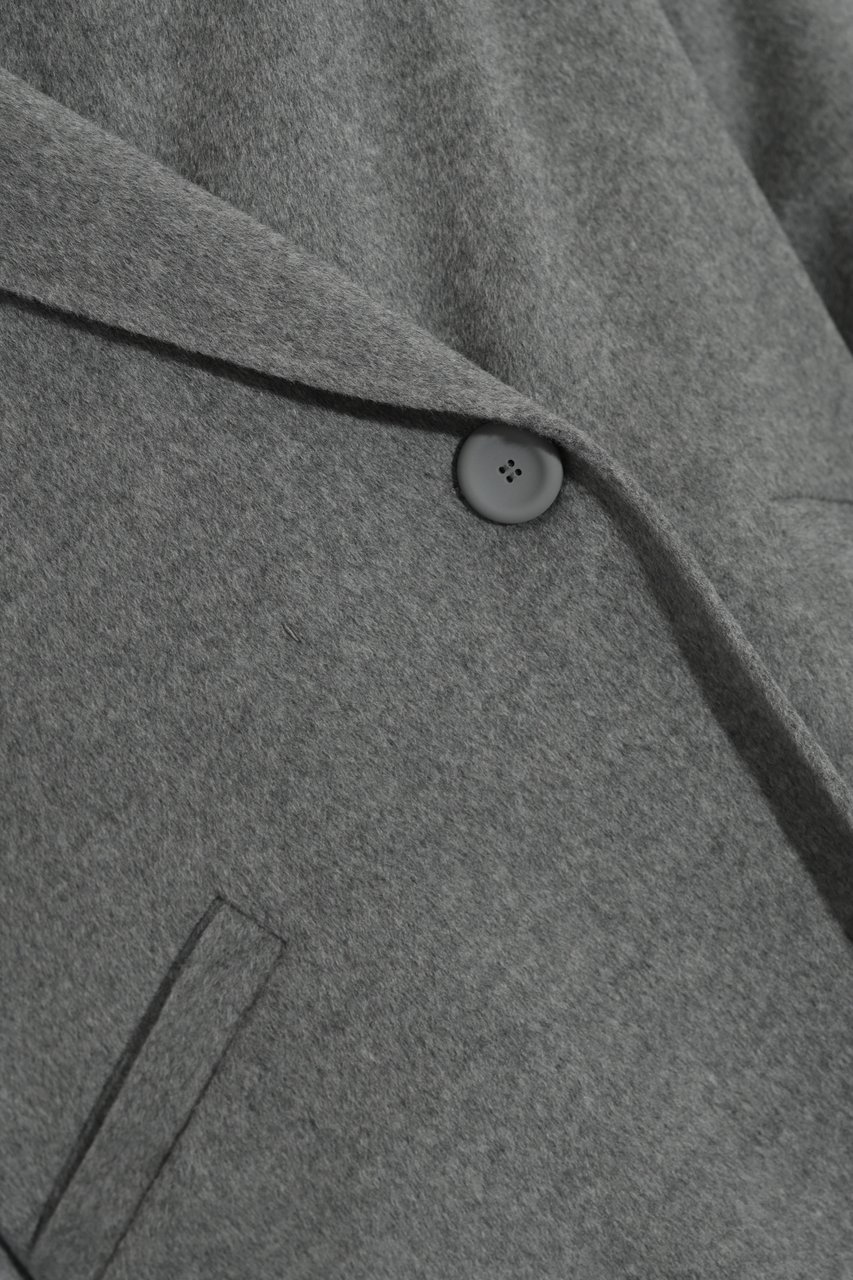 Max Mara Coats Grigio Medio Grijs