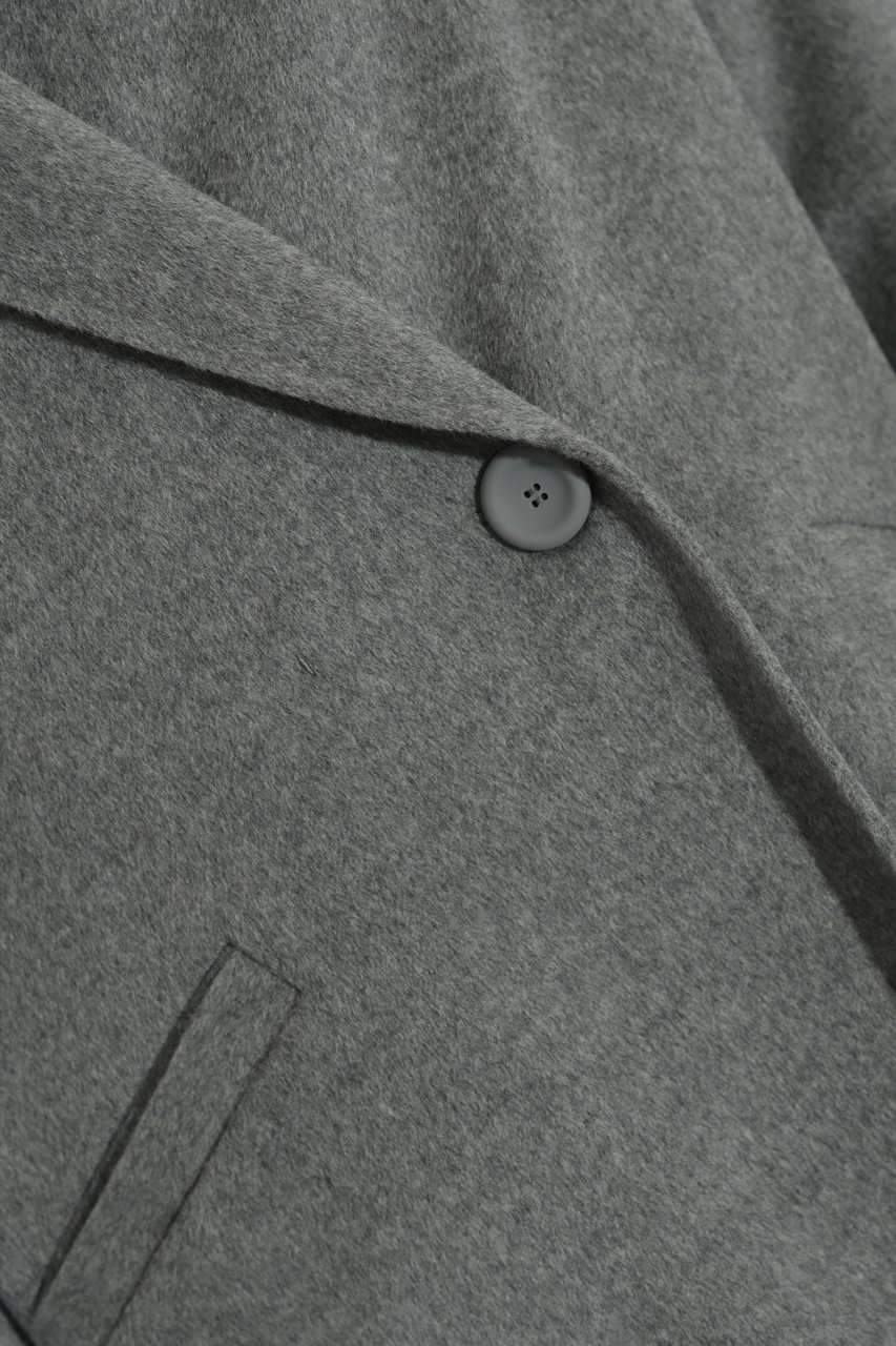 Max Mara Coats Grigio Medio Grijs