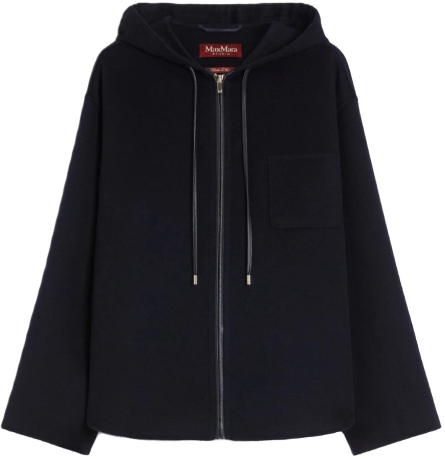 Max Mara Coats Blue Blauw