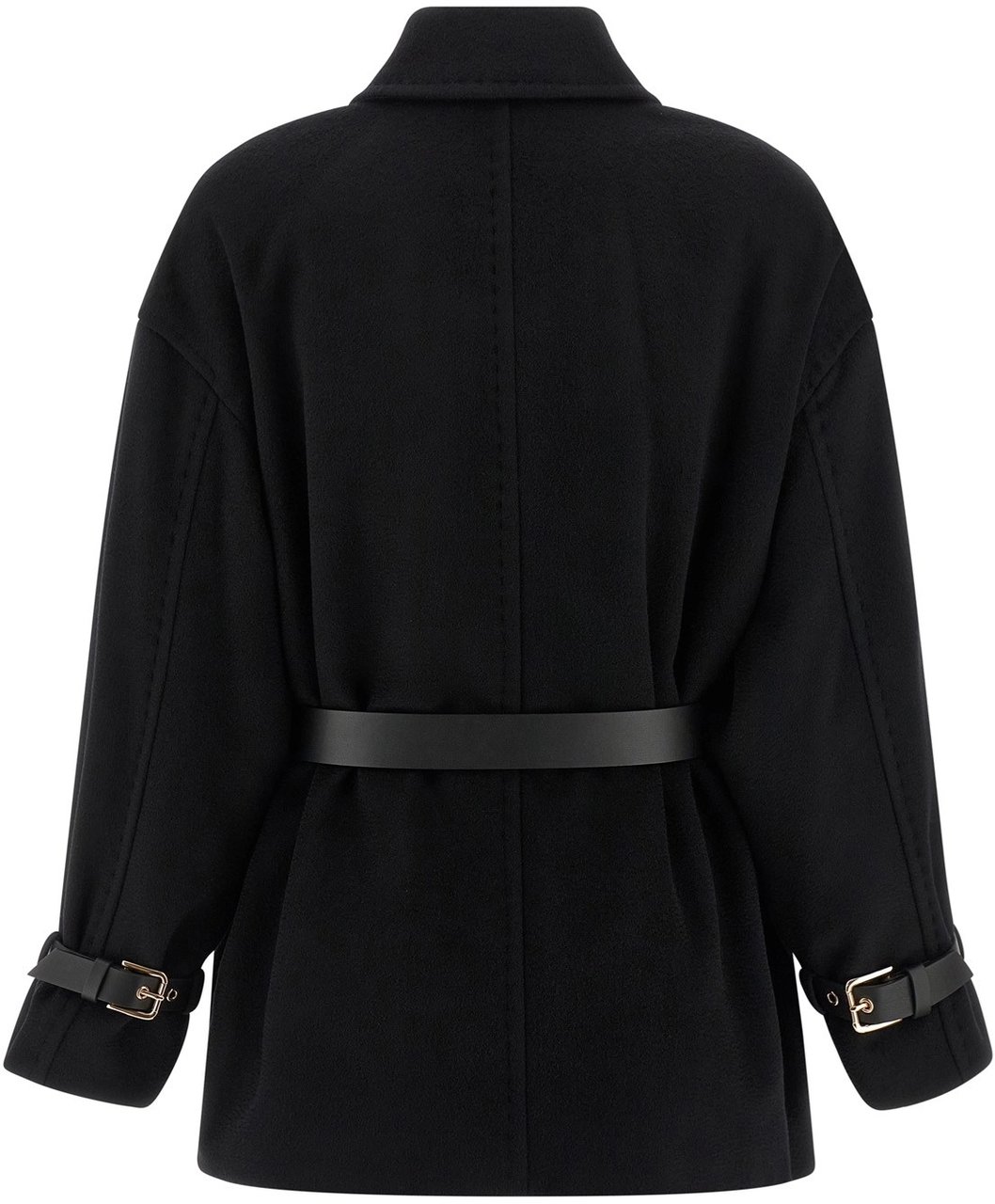 Max Mara Coats Black Zwart