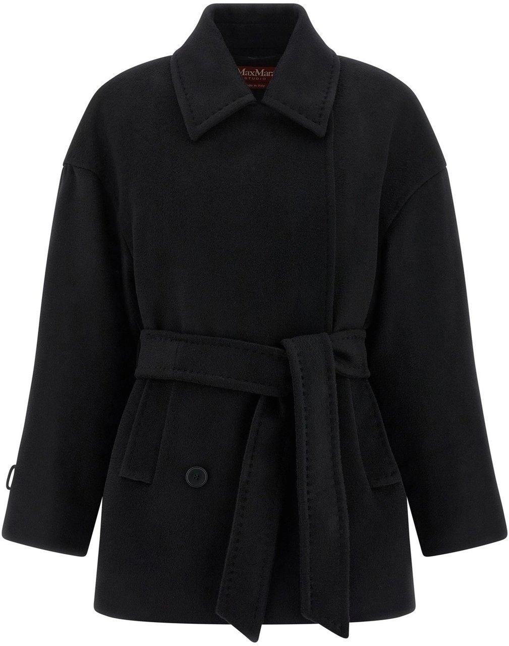 Max Mara Coats Black Zwart