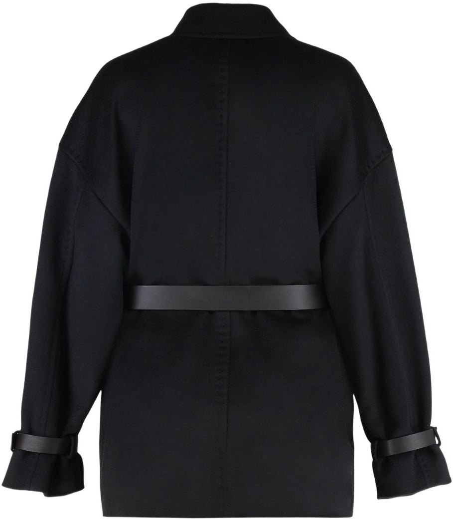 Max Mara Coats Black Zwart