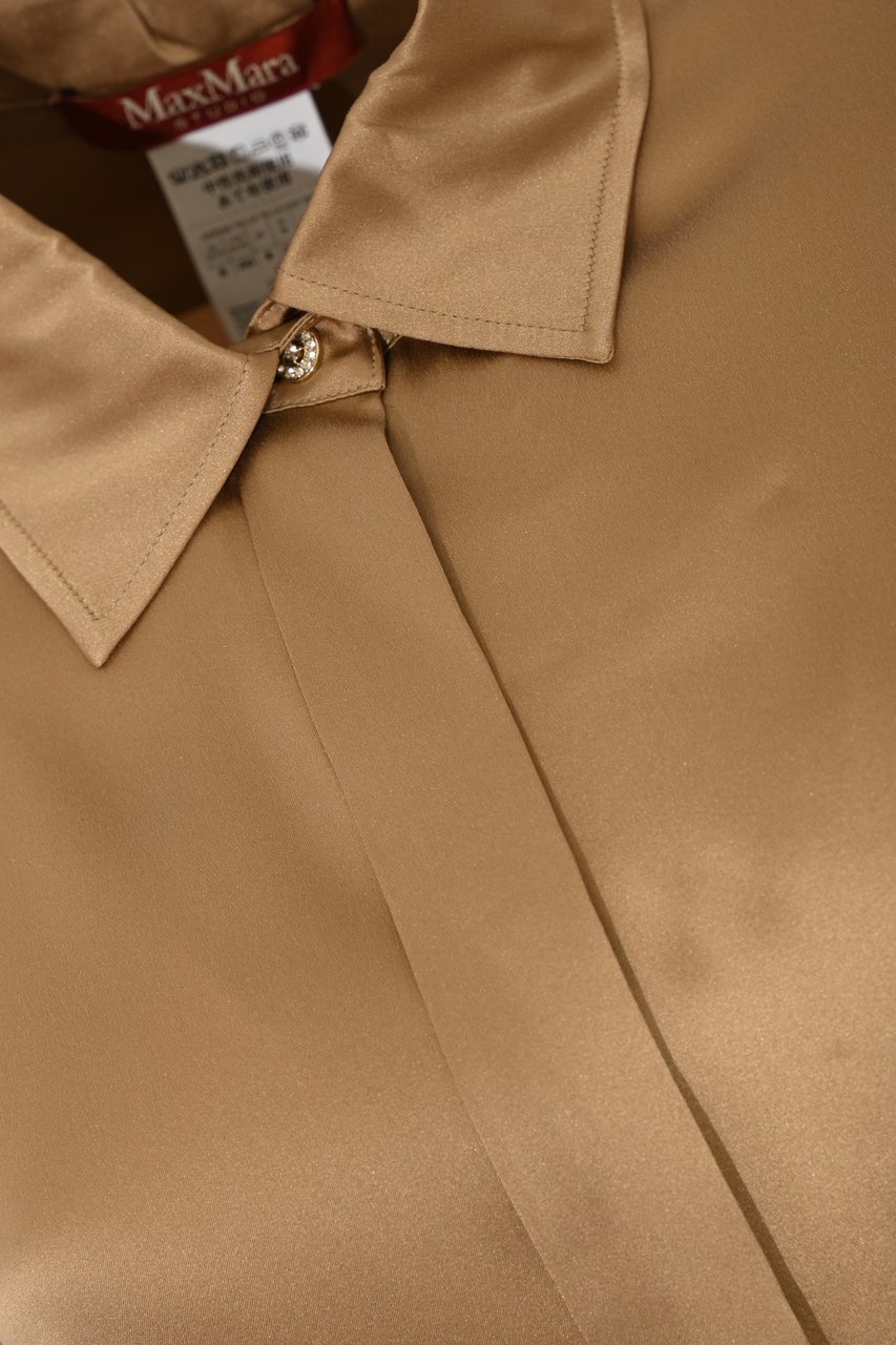 Max Mara Shirts Camel Beige
