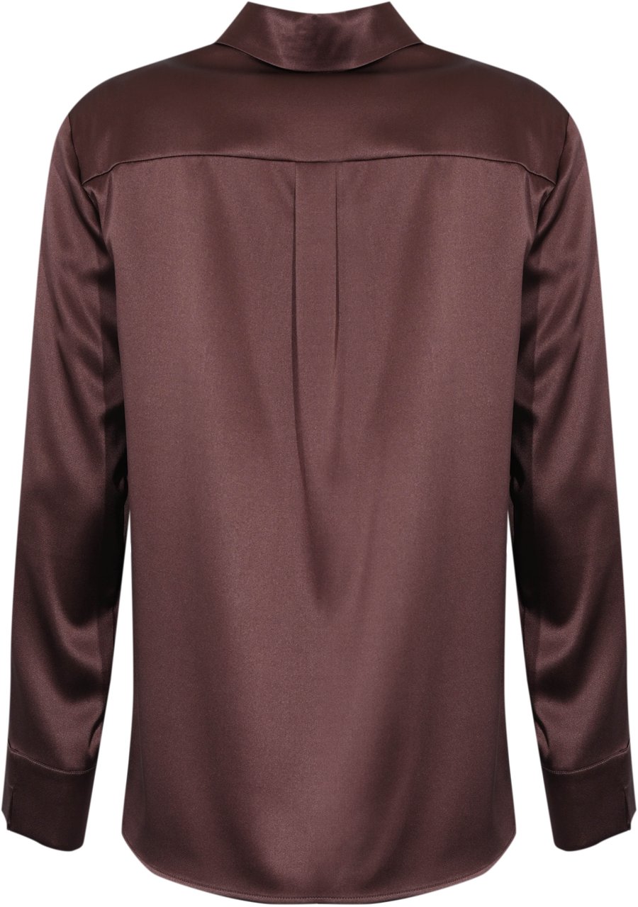 Max Mara Shirts Bordeaux Rood