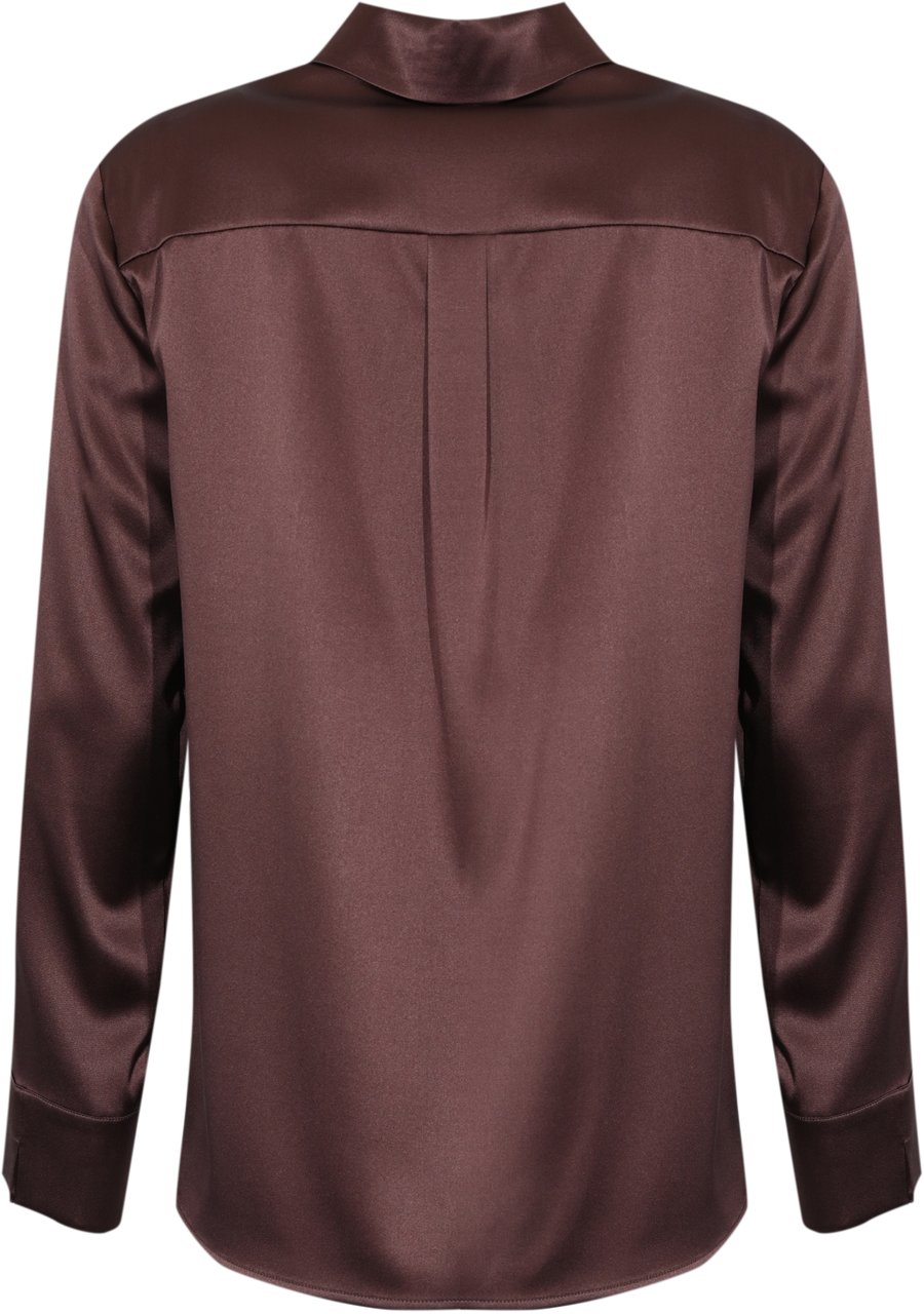 Max Mara Shirts Bordeaux Rood